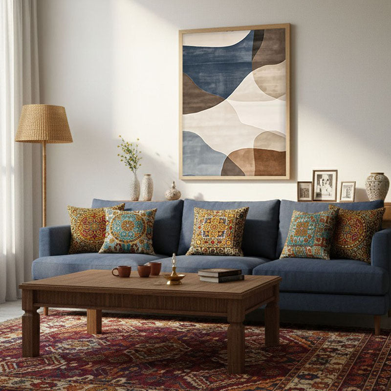 Mistral Dreams Framed Canvas Archival Canvas Wall Painting - Natural Brown Frame media 3