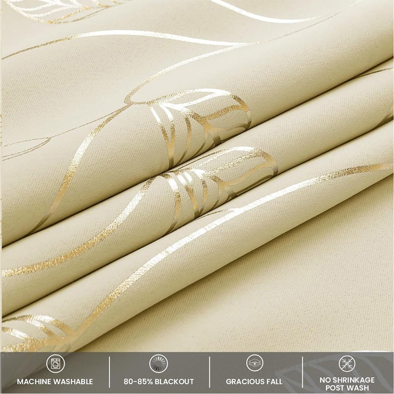 Urban Space Vinya II Blackout Curtain - Beige media 5