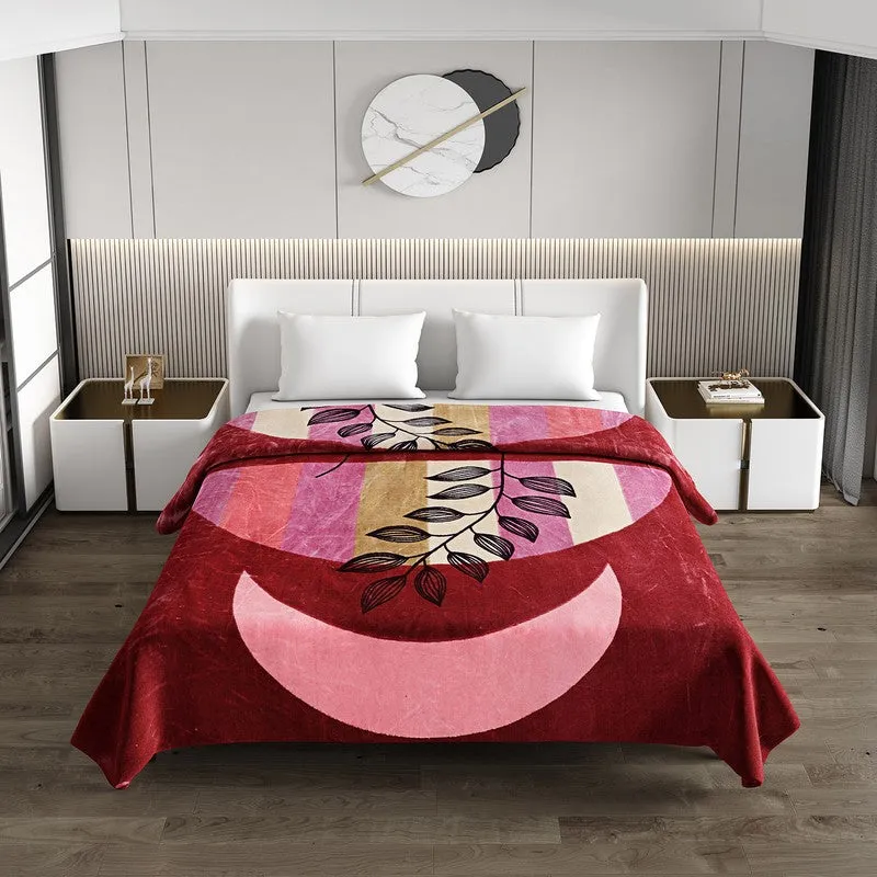 Monte Carlo Crimson Blossom Blanket - 1000 GSM media 3