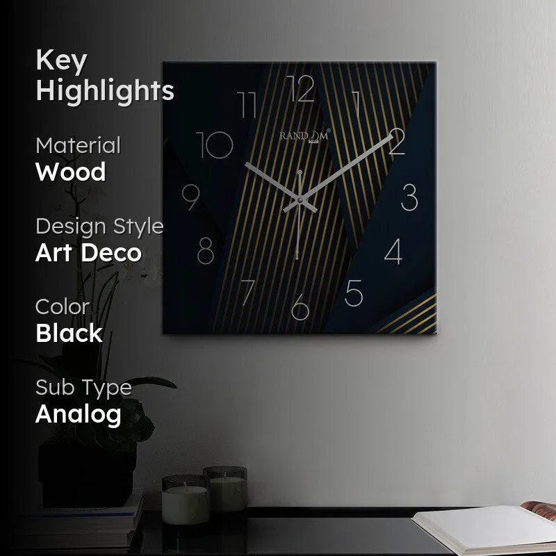Aevra Analog Wall Clock - Green media 2
