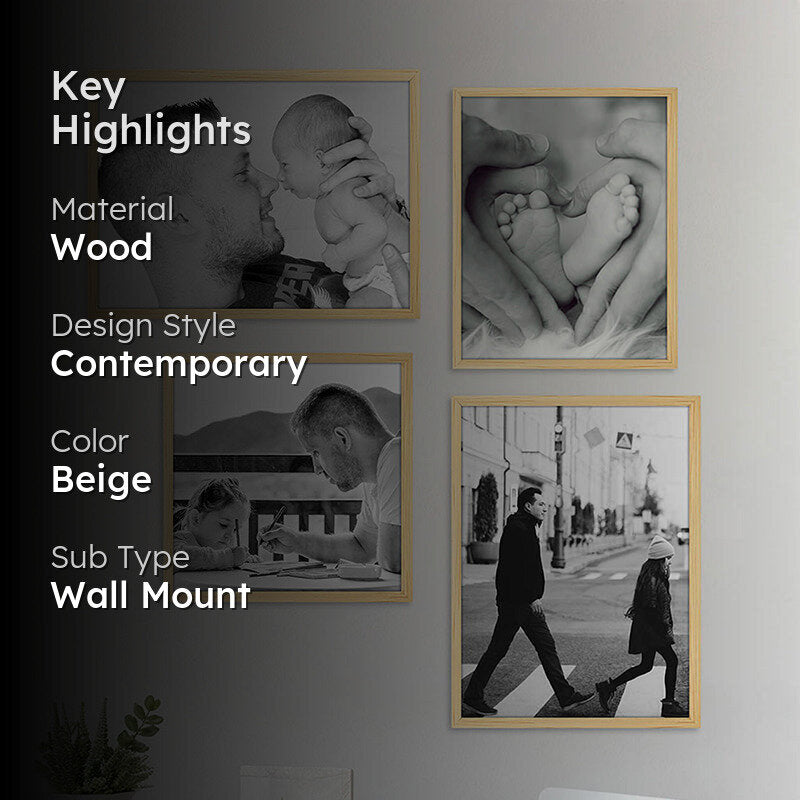 Gehra Photo Frame (Beige) - Set Of Four media 2