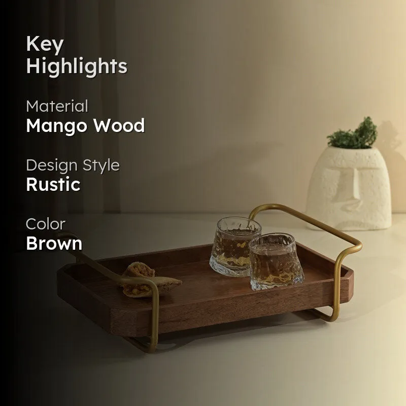 Ashvale Wood Serving Tray media 2