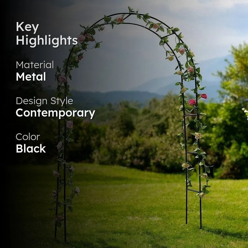 Sylvan Arch Metal Planter Stand - Black media 2