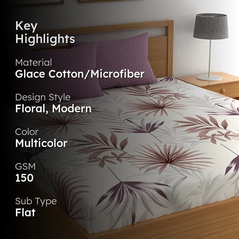 Palmina I Microfiber Microfiber Bedsheet - 150 GSM media 2