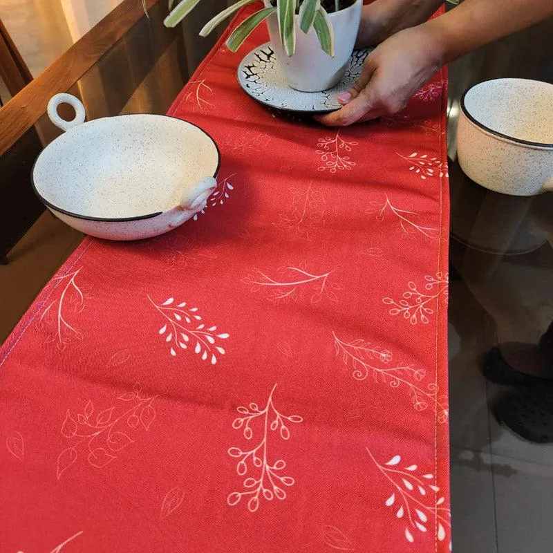Hridya Poly Canvas Table Runner media 5