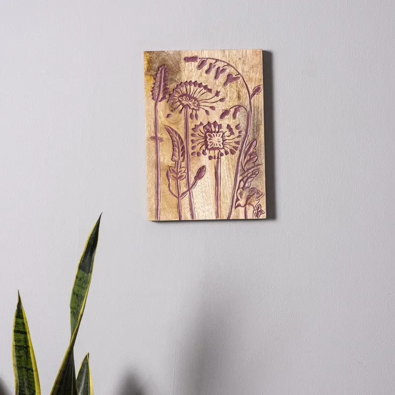 Nature's Canvas Wooden Wall Plates - Set Of Four media 4