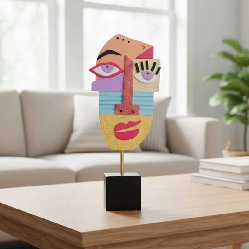 Lines & Silence Art Figure Showpieces - Multicolor media 1