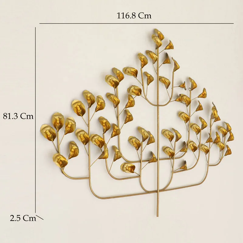 Querta Floral Metal Wall Accent media 5