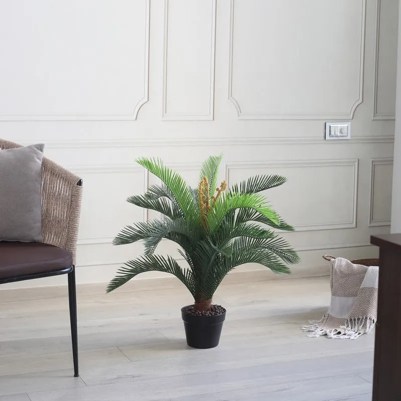 LeafCraft Artificial Plant With Black Plastic Pot - 2.5 ft media 4