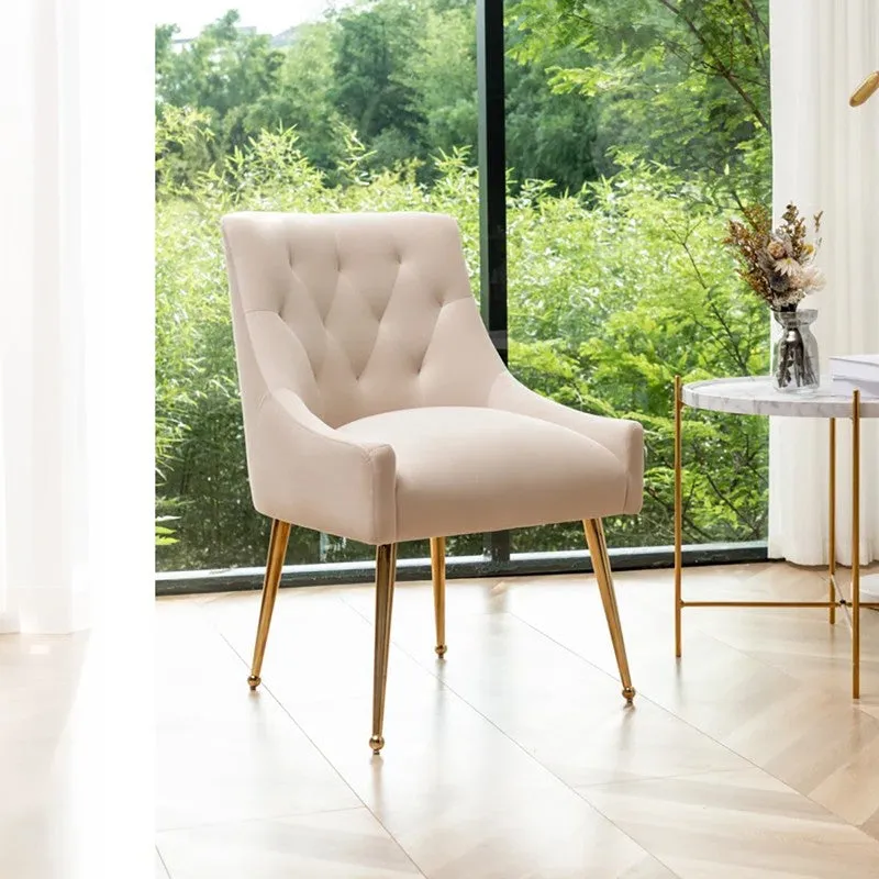 Solmira Neem Wood Accent Chair - Beige media 4
