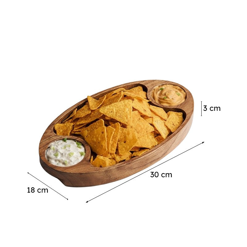 Hoshi Acacia Wood Platter media 8