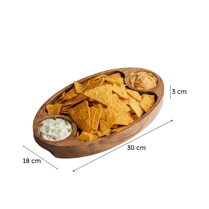 Hoshi Acacia Wood Platter media 8
