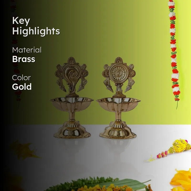 Shankh Brass Diya media 2