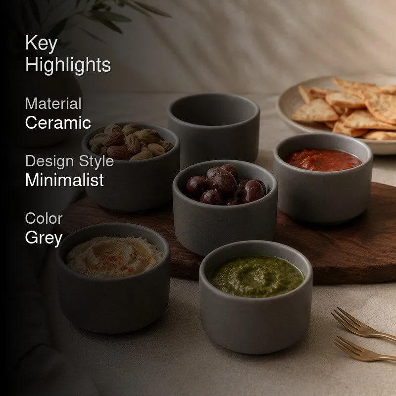 SauceServe Dip Bowl (50 mL Each)- Set of Six - 2