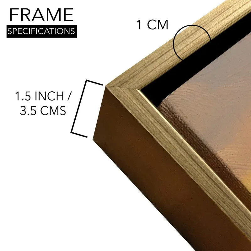 Sienna Skies Canvas Wall Painting With Frame media 6