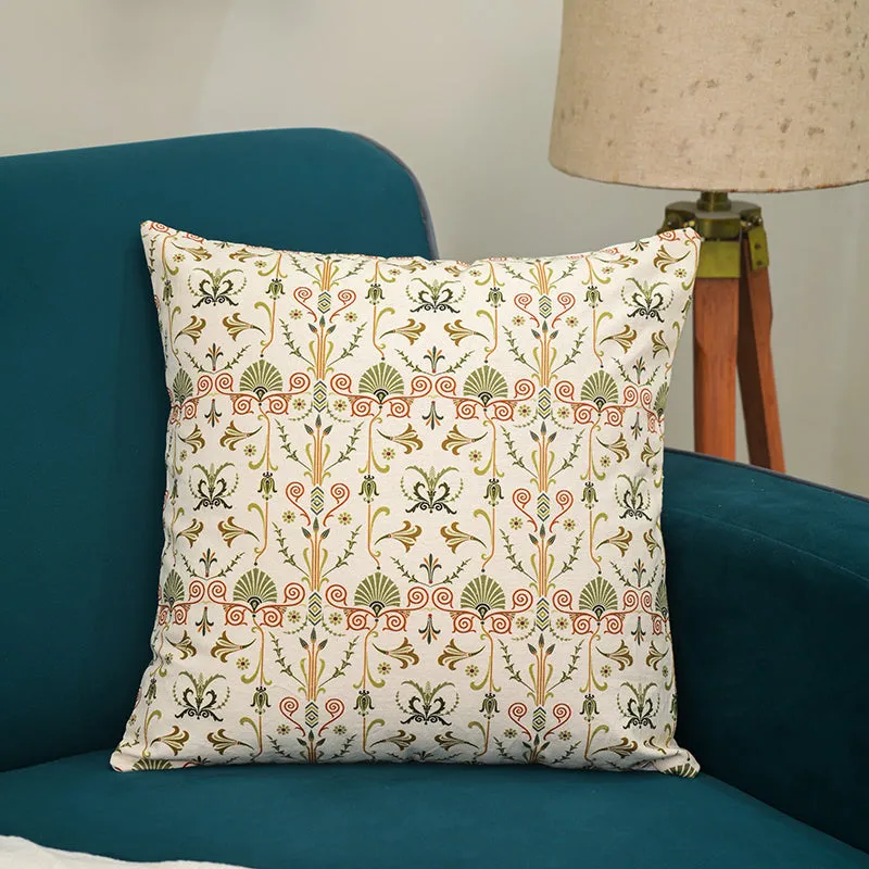 Sage Stitch Printed Cushion Cover media 5