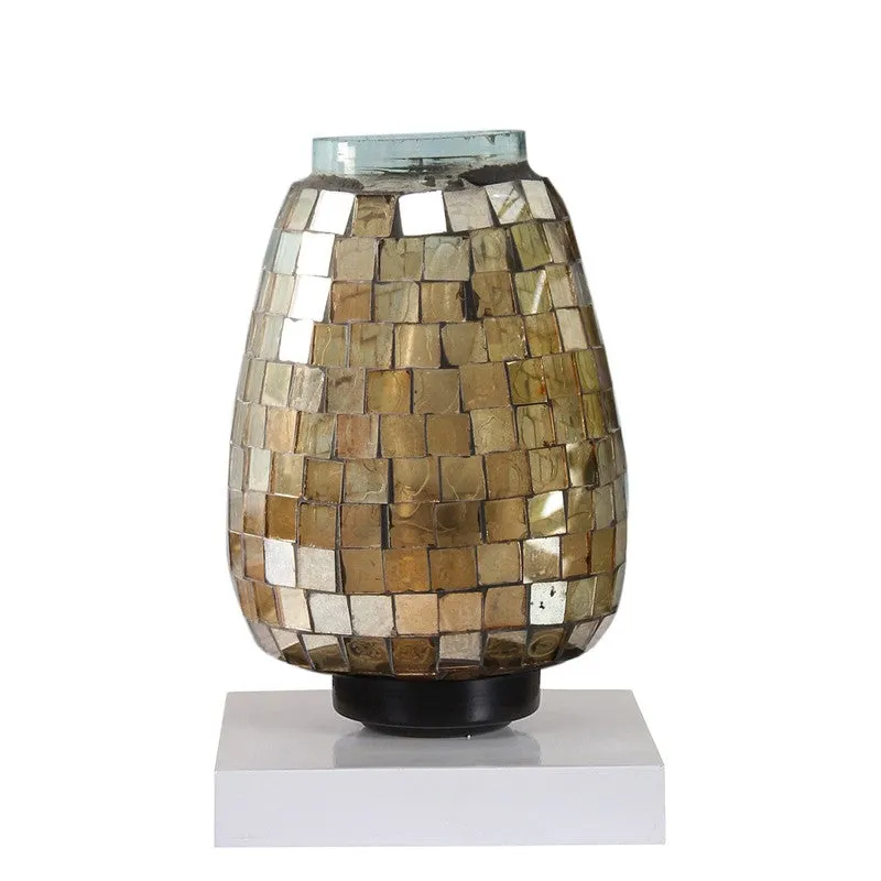 Crysteeva Mosaic Glass Table Lamp With Wooden Base media 5