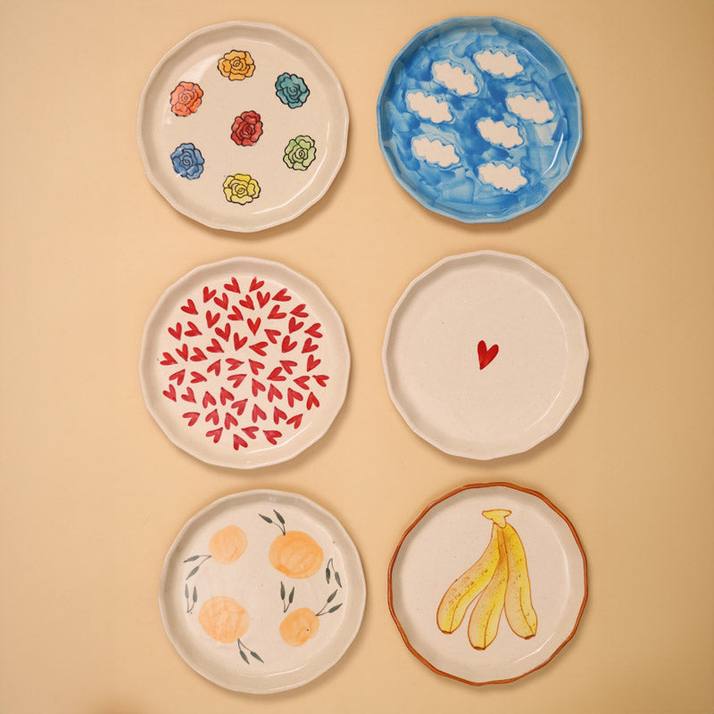 Adelaide Snack Plate - Set Of Six