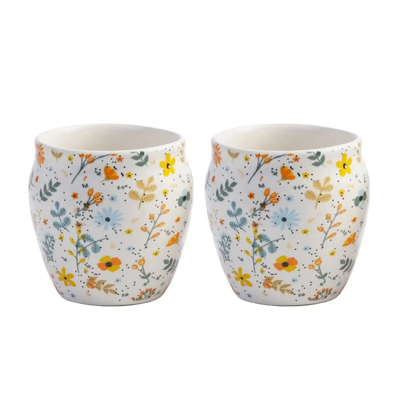 FloraSip Ceramic Kulhad ( 180 mL Each) - Set Of Two media 3