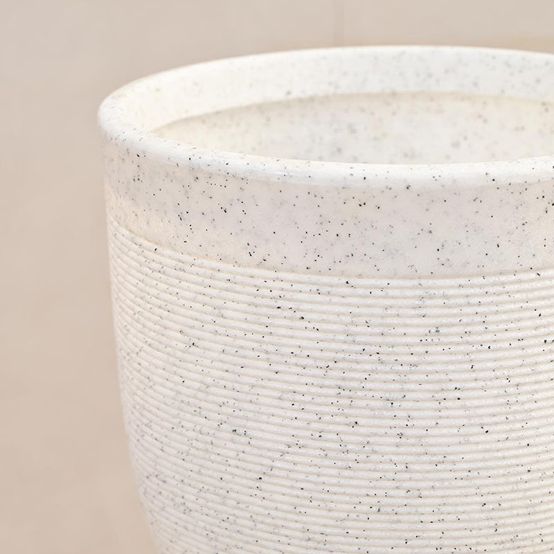 Ugaoo Orbridge Plastic Planter - White media 3