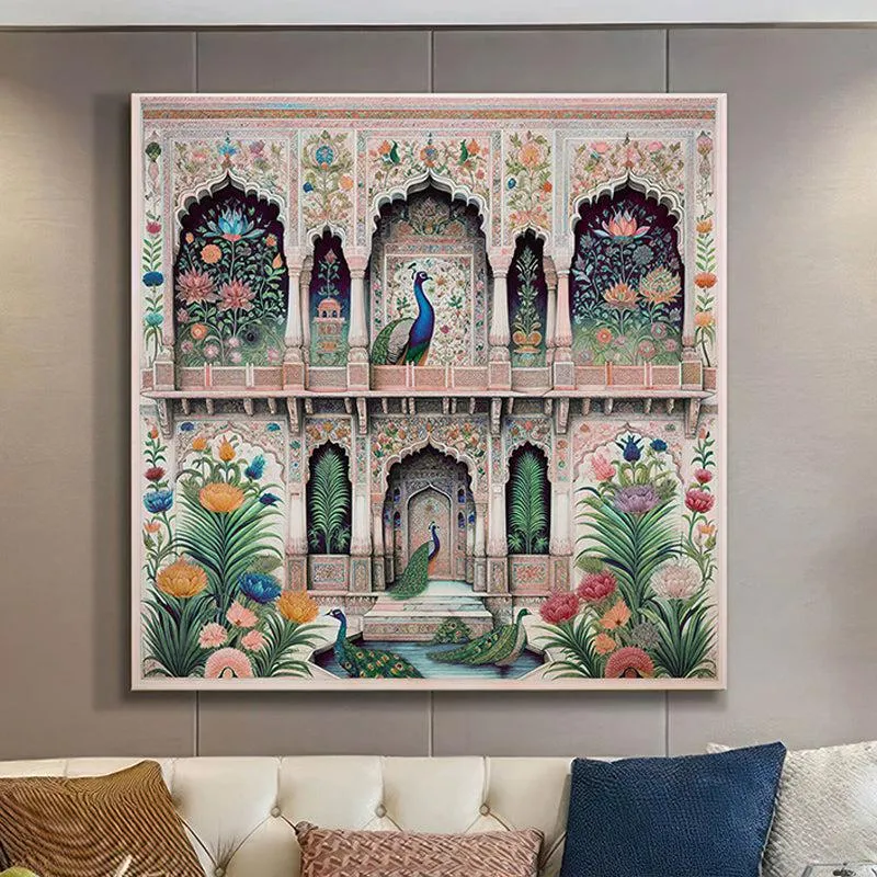 Indian Elegance Wall Painting media 1