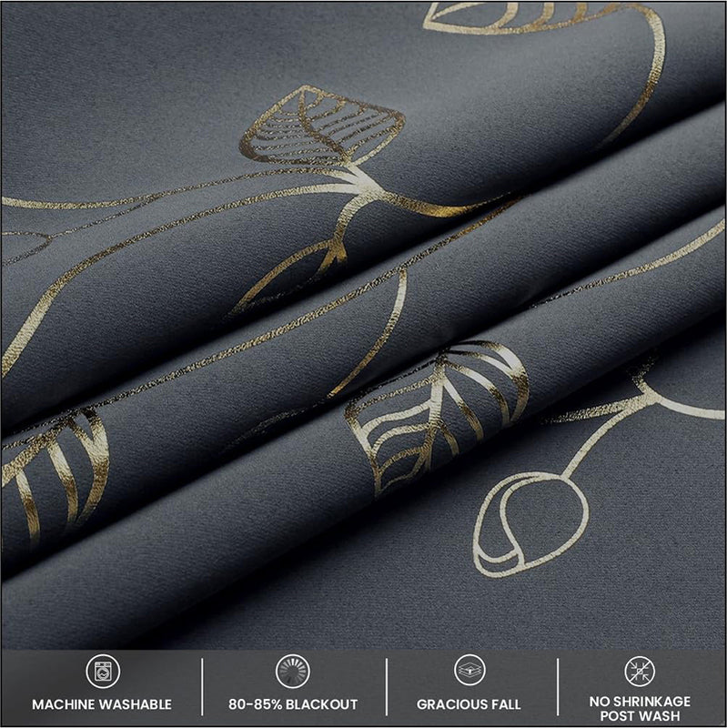 Urban Space Vinya II Blackout Curtain - Black media 5