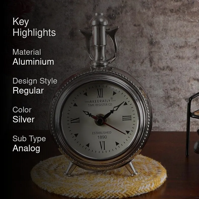 Ruma Aluminium Table Clock media 2
