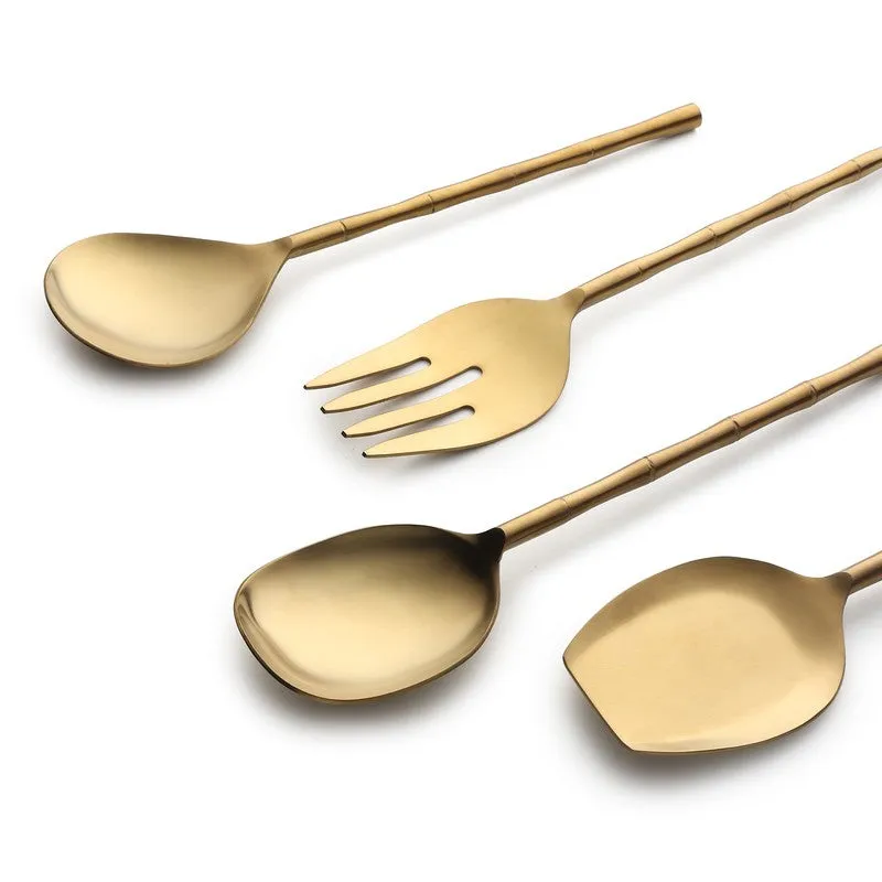 Bamboo Elegance Serving Set - Four Piece Set media 5