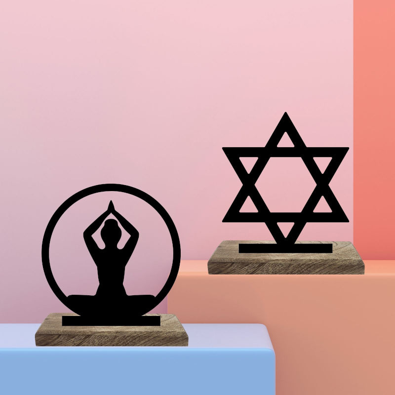 Divine Alignment Showpiece - Set Of Two