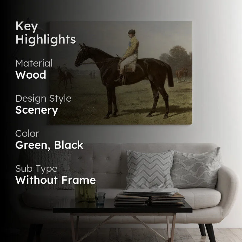 Horse & Rider Wood Wall Art media 2