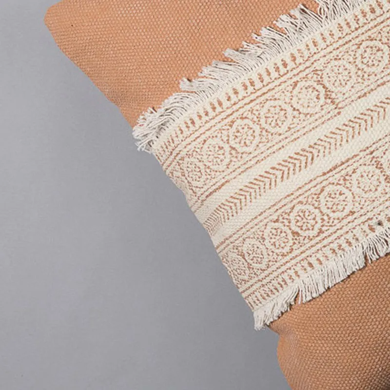 Tribe Strip Embroidered Cushion Cover media 4