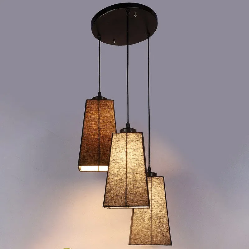 Shadowlux Triple Metal Ceiling Lamp - Black media 6