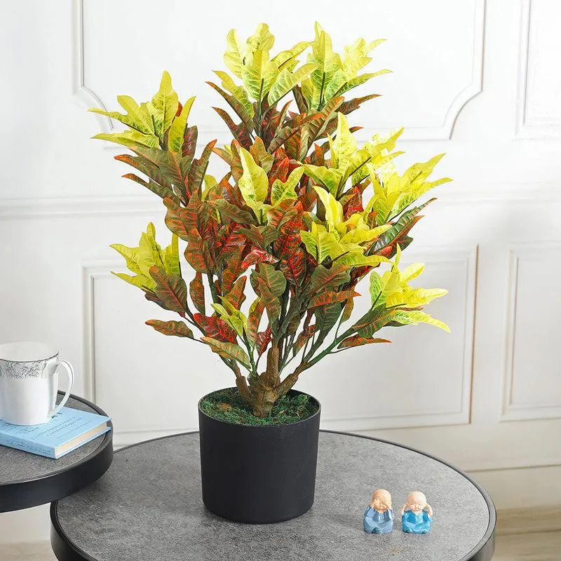 Flora Charm Artificial Plant With Black Plastic Pot media 3