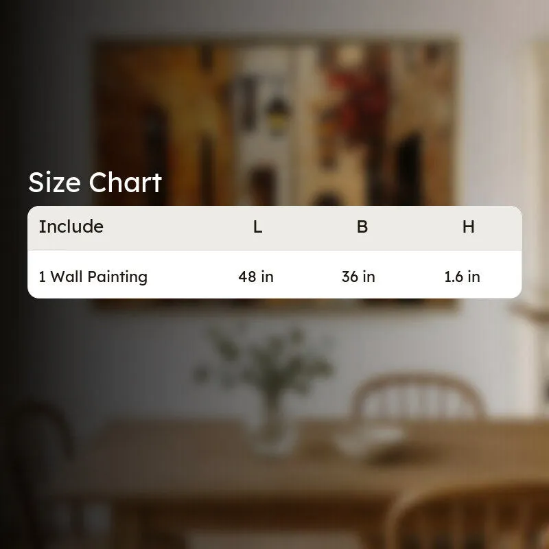 Lantern Walk Canvas Wall Painting With Frame media 9