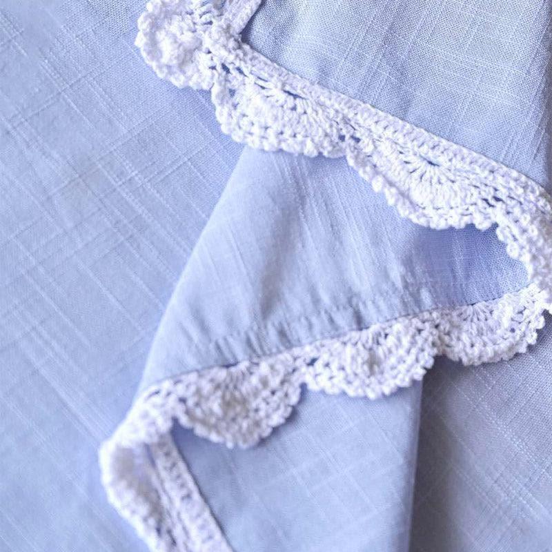 Silver Mist Hand Crochet Table Cover - Six Seater image 4
