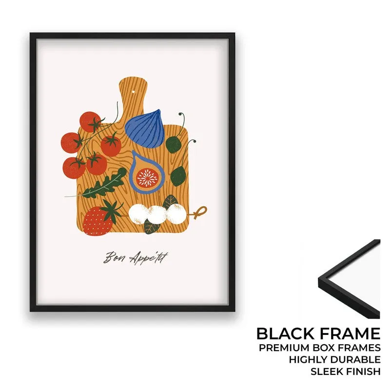 Kitchen Banquet Archival Canvas Wall Art - Black media 8