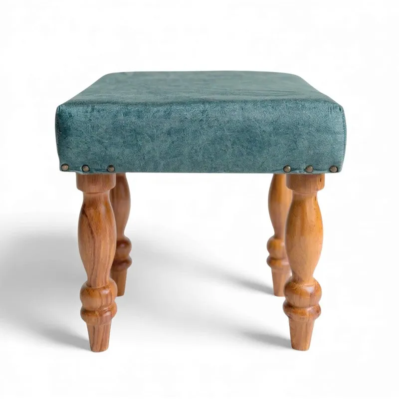 Dexon Sheesham Wooden Bench - Blue media 5