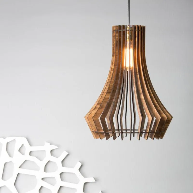 Reef Wooden Ceiling Lamp media 1