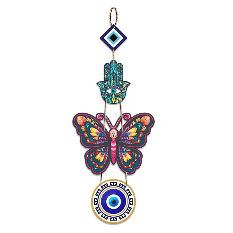 Vibrant Butterfly II Polyester & MDF Wall Hanging media 4