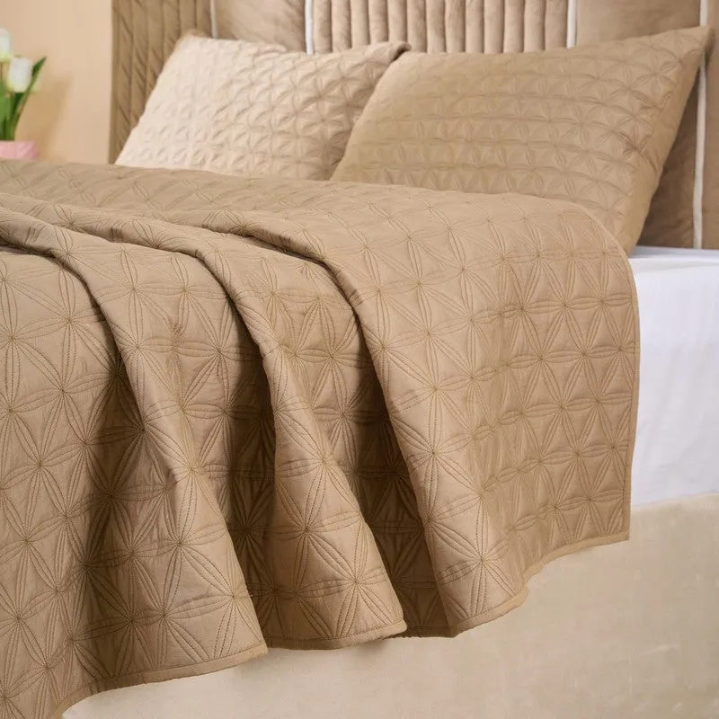 Circle Quilted Cotton Pillow - Set Of Two media 3