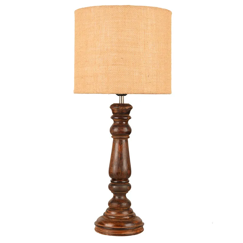 Athensia Fabric Table Lamp - Beige media 4