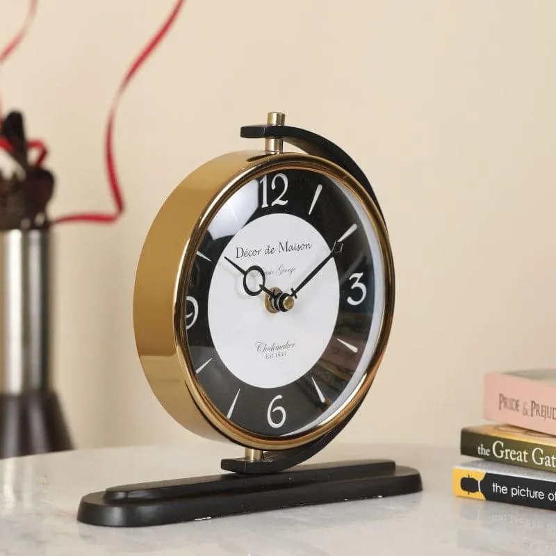 Calypso Table Clock - Black media 4