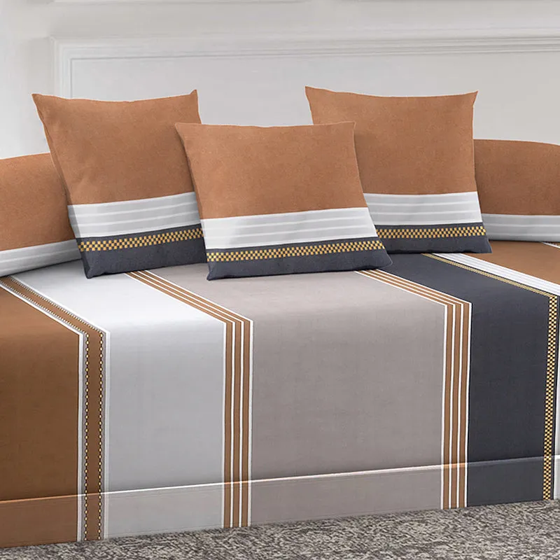 Dune Stripes Diwan Set - Six Piece Set media 3