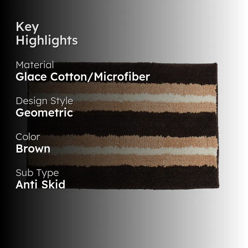 Nexa Cotton Bath Mat - Brown media 2