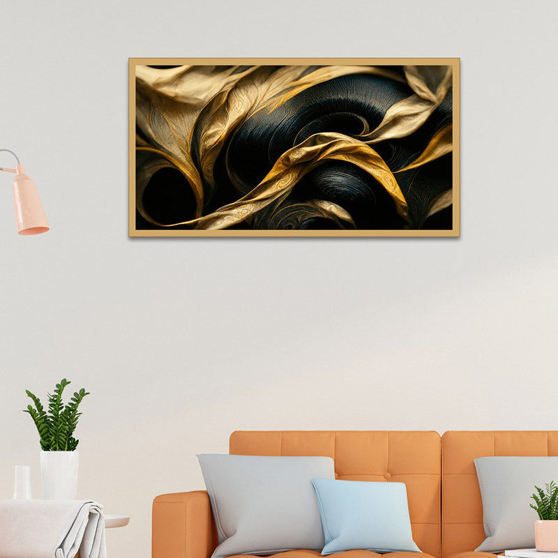 Glazy Glitter Canvas Wall Painting