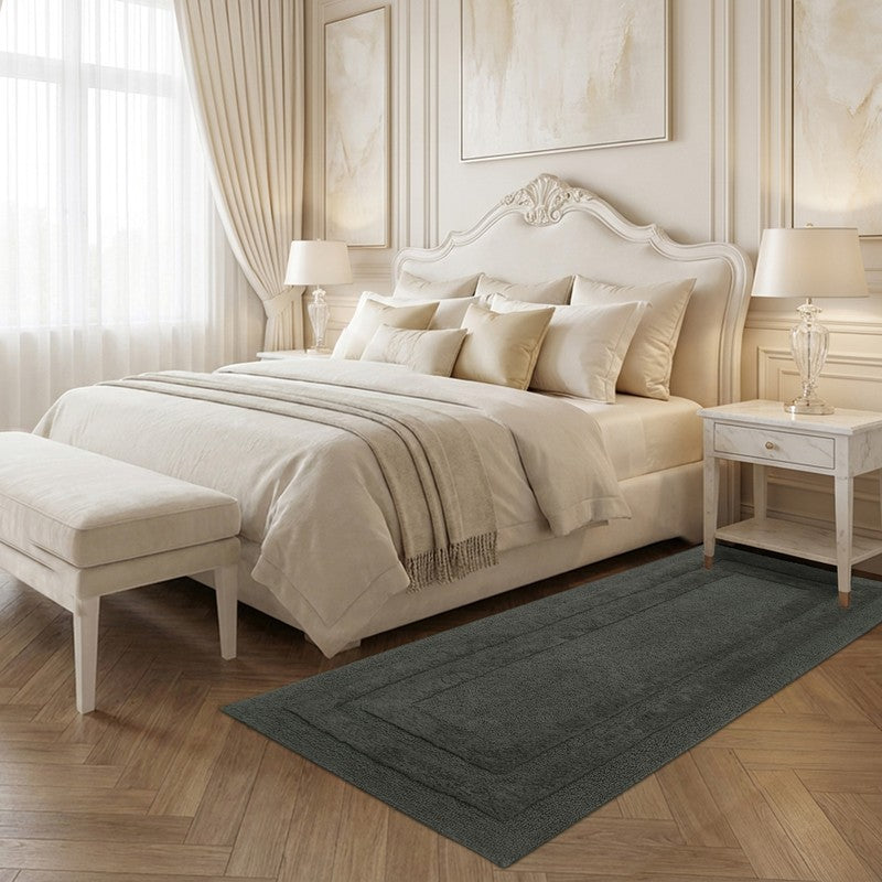 PureStep Cotton Runner Rug - Gery media 4