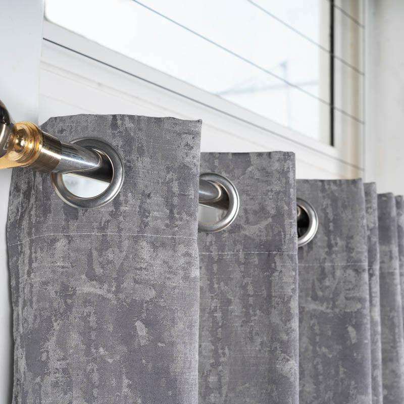 Aviothic Jacquard Single Curtain (Charcoal) media 5