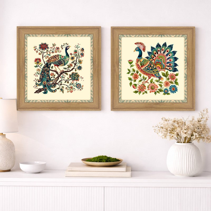 Mayura Ethnika Wall Art - Set Of Two media 3