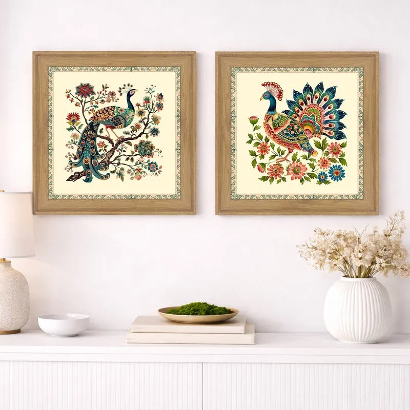 Mayura Ethnika Wall Art - Set Of Two media 3