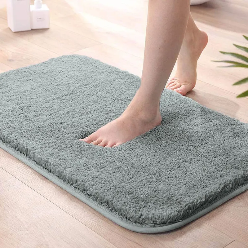 Vegas Luxe Micro Fiber Bath Mat - Grey media 1